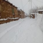 خرقان سفید پوش شد | بارش برف در روستای علیشار| اخبار علیشار