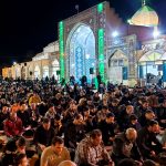 احیای شب بیست‌ویکم ماه رمضان در حرم امامزاده سید اسحاق(ع) ساوه