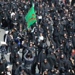 گزارش تصویری از عزاداران ساوجی در مراسم پیاده روی جاماندگان کربلا در روز اربعین حسینی