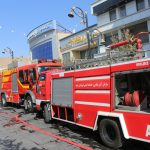مانور اطفای حریق در ساوه برگزار شد | روز  آتش نشانی و ایمنی ساوه