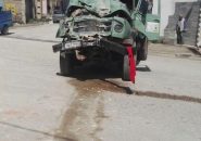 ترمز بریدن کامیون در علیشار |حوادث ساوه