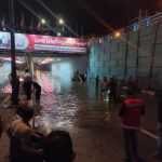 زیرگذر امام رضا (ع) ساوه پس از بارش باران معضلی برای مدیریت شهری