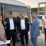 بازدید معاون استاندار و فرماندار ویژه شهرستان ساوه از پروژه‌های شهرداری