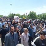 تظاهرات ساوه ای ها در پی جنایت اسرائیل